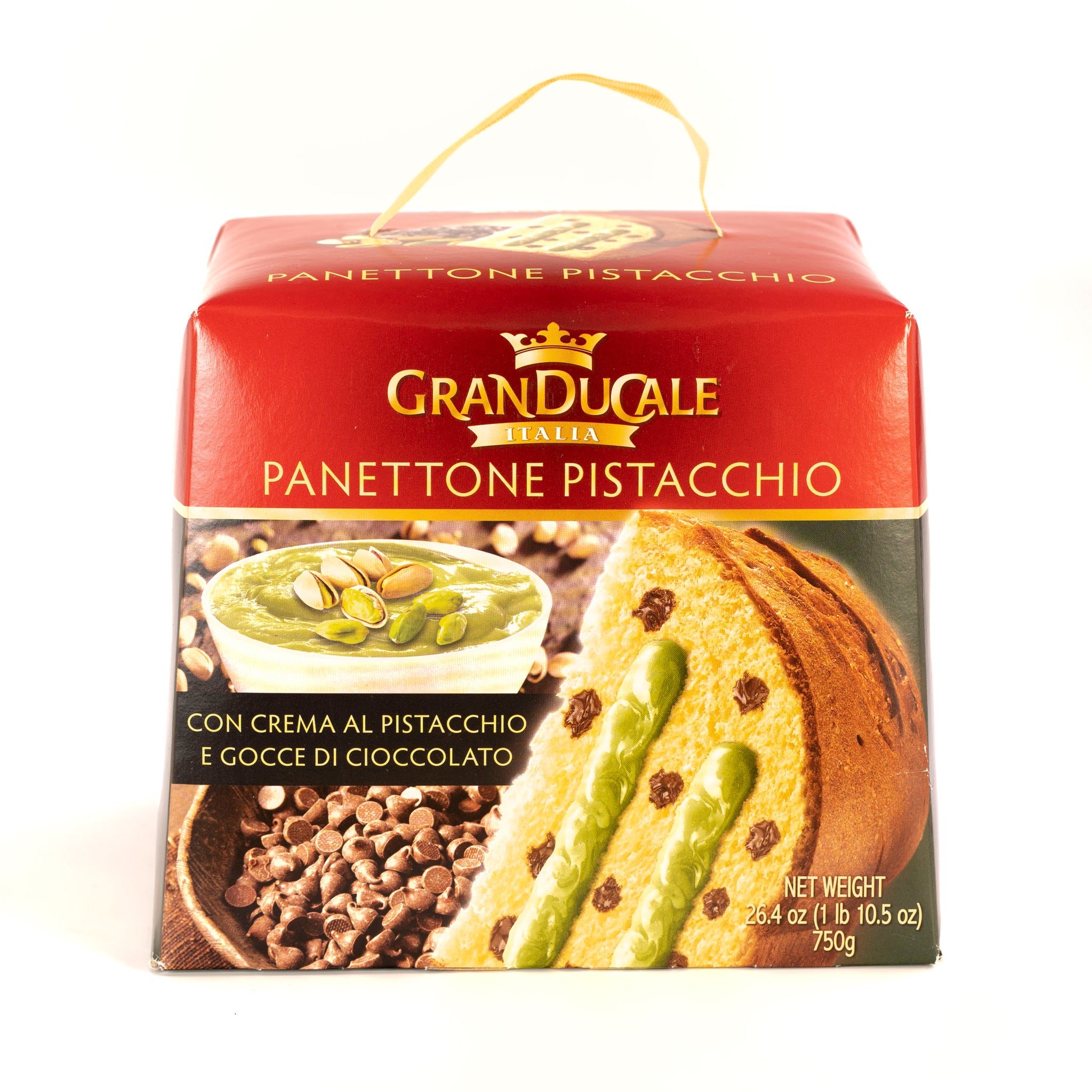 GranDucale Panettone – Italienischer Weihnachtskuchen Pistacchio/ Schokolade